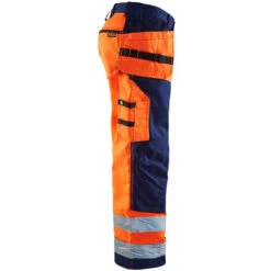 Pantalon De Travail Haute Visibilité Blaklader Artisan Classe 2 Avec Poches Flottantes -Vêtements Travail Série pantalon de travail haute visibilite blaklader artisan classe 2 orange fluo marine cot 1 1 1