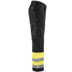 Pantalon De Travail Haute Visibilité Blaklader Spécial Transport Classe 1 -Vêtements Travail Série pantalon de travail haute visibilite blaklader transport classe 1 jaune fluo noir cot 1