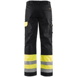 Pantalon De Travail Haute Visibilité Blaklader Spécial Transport Classe 1 -Vêtements Travail Série pantalon de travail haute visibilite blaklader transport classe 1 jaune fluo noir dos
