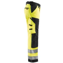 Pantalon De Travail Haute Visibilité Blaklader LIGHT WEIGHT Genoux Cordura -Vêtements Travail Série pantalon de travail haute visibilite genoux cordura blaklader jaune noir cote1