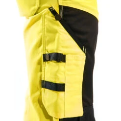 Pantalon De Travail Haute Visibilité Blaklader LIGHT WEIGHT Genoux Cordura -Vêtements Travail Série pantalon de travail haute visibilite genoux cordura blaklader jaune noir detail1