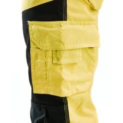 Pantalon De Travail Haute Visibilité Blaklader LIGHT WEIGHT Genoux Cordura -Vêtements Travail Série pantalon de travail haute visibilite genoux cordura blaklader jaune noir detail2