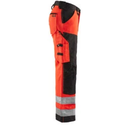 Pantalon De Travail Haute Visibilité Blaklader LIGHT WEIGHT Genoux Cordura -Vêtements Travail Série pantalon de travail haute visibilite genoux cordura blaklader rouge noir cote1