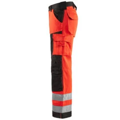Pantalon De Travail Haute Visibilité Blaklader LIGHT WEIGHT Genoux Cordura -Vêtements Travail Série pantalon de travail haute visibilite genoux cordura blaklader rouge noir cote2