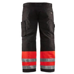 Pantalon De Travail Haute Visibilité Matelassé Blaklader Hiver -Vêtements Travail Série pantalon de travail haute visibilite polycoton blaklader hiver rouge noir dos