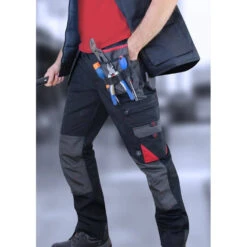Pantalon De Travail à Genouillères Multi Poches LMA Minerai -Vêtements Travail Série pantalon de travail impermeable en tissu canvas lma minerai porte