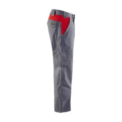 Pantalon De Travail Polycoton Blaklader Industrie Bicolore 28 Pantalon De Travail Polycoton Blaklader Industrie Bicolore -Vêtements Travail Série pantalon de travail industrie polycoton blaklader gris poches rouges cote 1