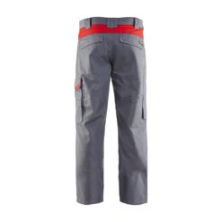 Pantalon De Travail Polycoton Blaklader Industrie Bicolore 27 Pantalon De Travail Polycoton Blaklader Industrie Bicolore -Vêtements Travail Série pantalon de travail industrie polycoton blaklader gris poches rouges dos 3