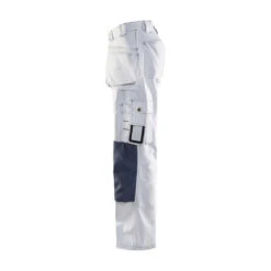 Pantalon De Travail Peintre Blaklader 100% Coton à Poches Flottantes -Vêtements Travail Série pantalon de travail peintre blaklader 100 coton blanc cote 2