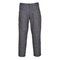 Pantalon De Travail Robuste Avec Poches Genouillères Action Portwest -Vêtements Travail Série pantalon de travail robuste avec poches genouilleres action portwest gris