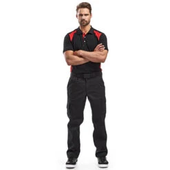 Pantalon De Travail Blaklader Services + Multipoches 22 Pantalon De Travail Blaklader Services + Multipoches -Vêtements Travail Série pantalon de travail services blaklader noir porte 2