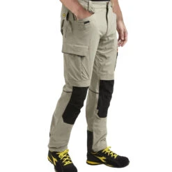 Pantalon De Travail Avec Poches Genouillères TECH PERFORMANCE Diadora -Vêtements Travail Série pantalon de travail tech performance diadora gris action1
