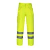 Pantalon Haute Visibilité Portwest Action Poches Genouillères -Vêtements Travail Série pantalon haute visibilite action portwest workwear jaune