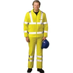 Pantalon Haute Visibilité Portwest Polycoton E041 -Vêtements Travail Série pantalon haute visibilite polycoton portwest jaune porte