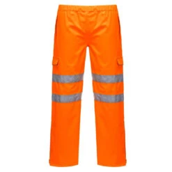 Pantalon Imperméable Haute Visibilité Portwest Extreme -Vêtements Travail Série pantalon impermeable a haute visibilite portwest extreme orange dos