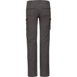 Pantalon Léger Multipoches FEMME KARIBAN -Vêtements Travail Série pantalon leger multipoches femme kariban gris dos