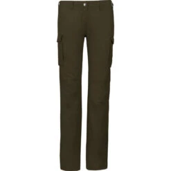 Pantalon Léger Multipoches FEMME KARIBAN -Vêtements Travail Série pantalon leger multipoches femme kariban kaki face