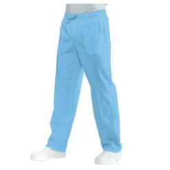 Pantalon Médical élastiqué Isacco Bleu Ciel