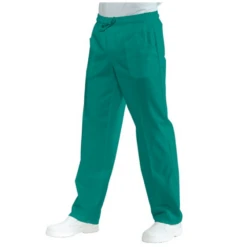 Pantalon Médical Taille élastiquée Isacco Vert Foncé