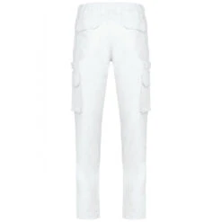 Pantalon Multipoches écoresponsable WK. Designed To Work -Vêtements Travail Série pantalon multipoches ecoresponsable wk designed to work dos blanc 1