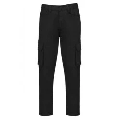 Pantalon Multipoches écoresponsable WK. Designed To Work -Vêtements Travail Série pantalon multipoches ecoresponsable wk designed to work face noir 1