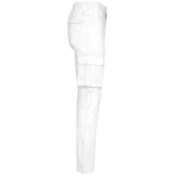 Pantalon Multipoches écoresponsable WK. Designed To Work -Vêtements Travail Série pantalon multipoches ecoresponsable wk designed to work profil blanc 1