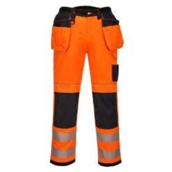 Pantalon De Travail Renforcé Stretch Holster Haute Visibilité PW3 Portwest -Vêtements Travail Série pantalon pw3 stretch holster haute visibilite portwest orange