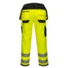Pantalon Haute Visibilité Multi Poches Portwest Vision -Vêtements Travail Série pantalon haute visibilit vision jaune dos