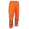 Pantalon Haute Visibilité Imperméable LMA PRIORITE -Vêtements Travail Série pantalon hv orange lma priorite