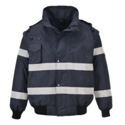 Bomber Imperméable 3 En 1 Portwest IONA 18 Bomber Imperméable 3 En 1 Portwest IONA -Vêtements Travail Série parka 3 en 1 portwest iona marine