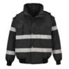 Bomber Imperméable 3 En 1 Portwest IONA -Vêtements Travail Série parka 3 en 1 portwest iona noir