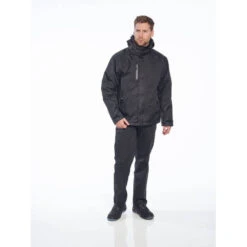 Parka 3 En 1 Imperméable Portwest RADIAL -Vêtements Travail Série parka 3 en 1 portwest radial noir porte