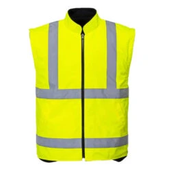 Parka 5 En 1 Imperméable Haute Visibilité Portwest ESSENTIEL -Vêtements Travail Série parka 5 en 1 impermeable haute visibilite portwest essentiel jaune marine doublure