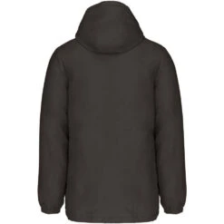 Parka A Capuche Recyclée Imperméable Kariban 19 Parka A Capuche Recyclée Imperméable Kariban -Vêtements Travail Série parka a capuche recyclee impermeable kariban gris dos