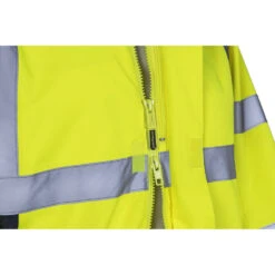 Parka De Pluie HV Haute Visibilité Robuste Coverguard SANGAKU -Vêtements Travail Série parka de pluie hv haute visibilite robuste coverguard sangaku jaune zip