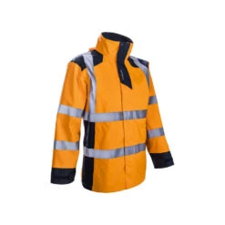 Parka De Pluie HV Haute Visibilité Robuste Coverguard SANGAKU -Vêtements Travail Série parka de pluie hv haute visibilite robuste coverguard sangaku orange