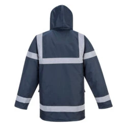 Parka Froid Et Pluie Portwest IONA LITE -Vêtements Travail Série parka de travail portwest iona lite bleu marine dos
