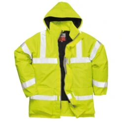Parka Ignifugé Haute Visibilité Antistatique Portwest Bizflame Rain
