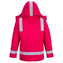 Parka Ignifugée Portwest Antistatique Hiver -Vêtements Travail Série parka hiver fr antistatique portwest bizflame rouge dos 2