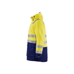 Parka Hiver Haute Visibilité Blaklader -Vêtements Travail Série parka hiver haute visibilite blaklader jaune marine cote 2