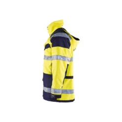 Parka Haute Visibilité Blaklader Hiver -Vêtements Travail Série parka hiver haute visibilite blaklader jaune marine cote2