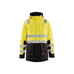 Parka Hiver Haute Visibilité Blaklader -Vêtements Travail Série parka hiver haute visibilite blaklader jaune noir 2