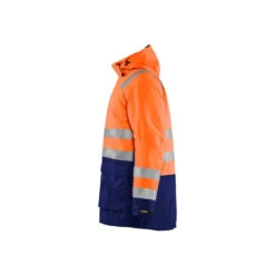 Parka Hiver Haute Visibilité Blaklader -Vêtements Travail Série parka hiver haute visibilite blaklader orange marine cote 2
