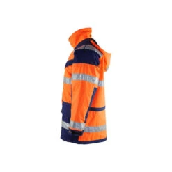 Parka Haute Visibilité Blaklader Hiver -Vêtements Travail Série parka hiver haute visibilite blaklader orange marine cote2