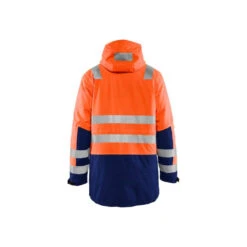Parka Hiver Haute Visibilité Blaklader -Vêtements Travail Série parka hiver haute visibilite blaklader orange marine dos 2
