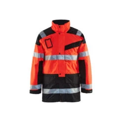 Parka Haute Visibilité Blaklader Hiver -Vêtements Travail Série parka hiver haute visibilite blaklader rouge noir