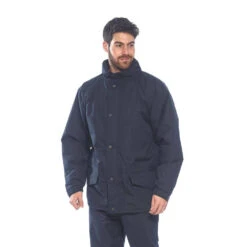 Parka Imperméable Respirante Doublé Polaire Portwest Arbroath -Vêtements Travail Série parka impermeable respirante double polaire portwest arbroath marine porte