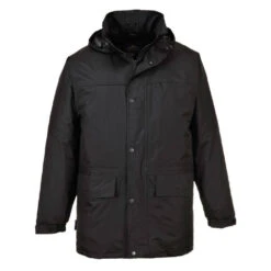 Parka Imperméable Doublée Polaire Portwest Oban -Vêtements Travail Série parka oban doublee polaire portwest rainwear noir