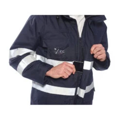 Parka Pluie Multirisques Portwest Bizflame -Vêtements Travail Série parka pluie multirisques portwest bizflame bleu marine detail