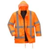 Parka 2 En 1 TRAFFIC RWS Portwest Doublure Amovible 2 Parka 2 En 1 TRAFFIC RWS Portwest Doublure Amovible -Vêtements Travail Série parka traffic rws portwest orange